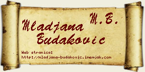 Mlađana Budaković vizit kartica